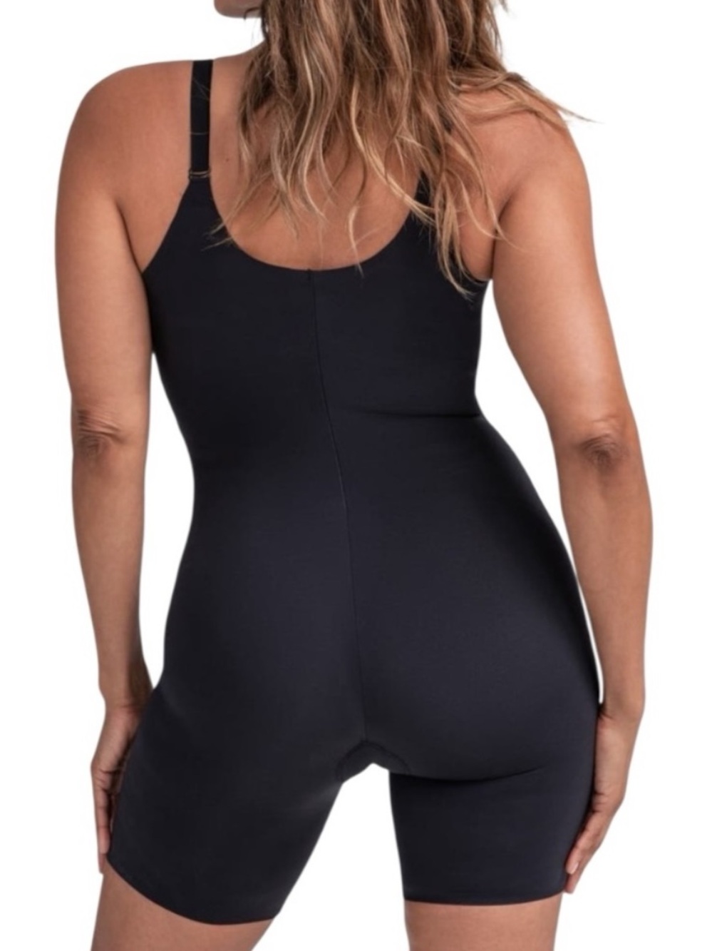 NWT Honeylove Mid Thigh Black Shapewear Bodysuit - Picture 9 of 17